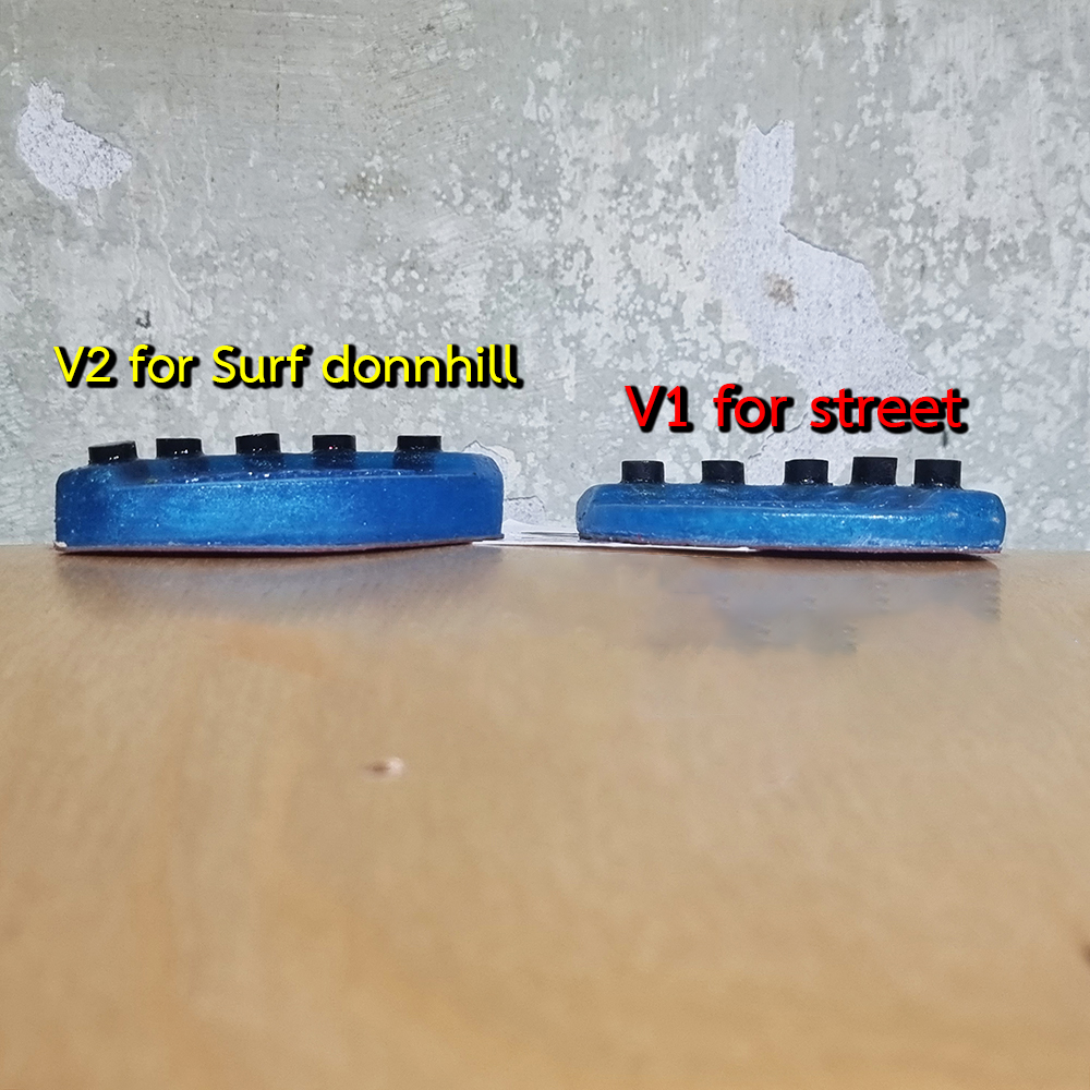 [0302] หินเบรกไฟลุก ติดแผ่นไม้สเก็ตบอร์ด ยกหน้าไม่มีหงาย ป้องกันบอร์ดเป็นรอย brake Tail guard