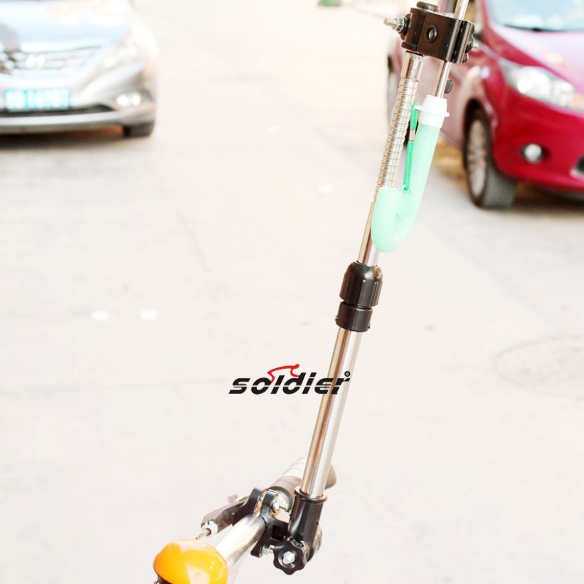 [0901] ที่จับร่ม ติดแฮน จักรยาน กันฝน กันแดด ปรับองศาได้ umbrella handle
