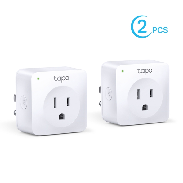 ปลั๊กไฟอัจฉริยะ Mini WiFi Smart Socket ยี่ห้อ TP-Link รุ่น Tapo-P100 แพคคู่สุดคุ้ม