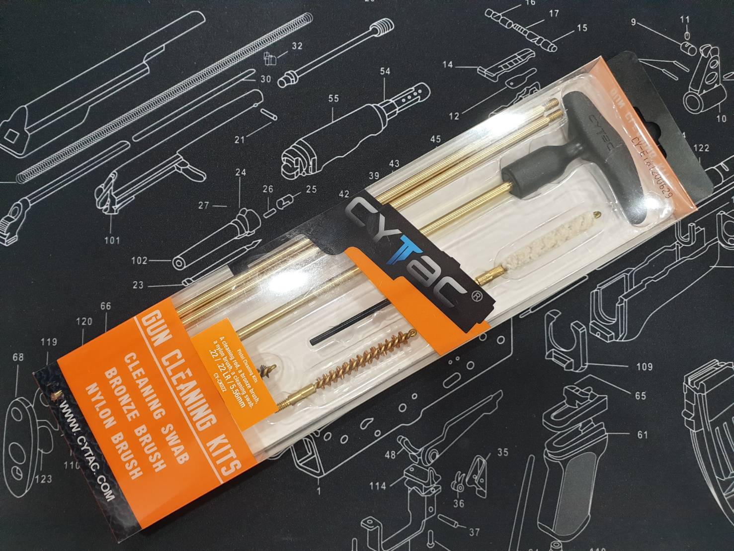 CYTAC ชุดทำความสะอาด Rifle .22 / .22LR (K0450)