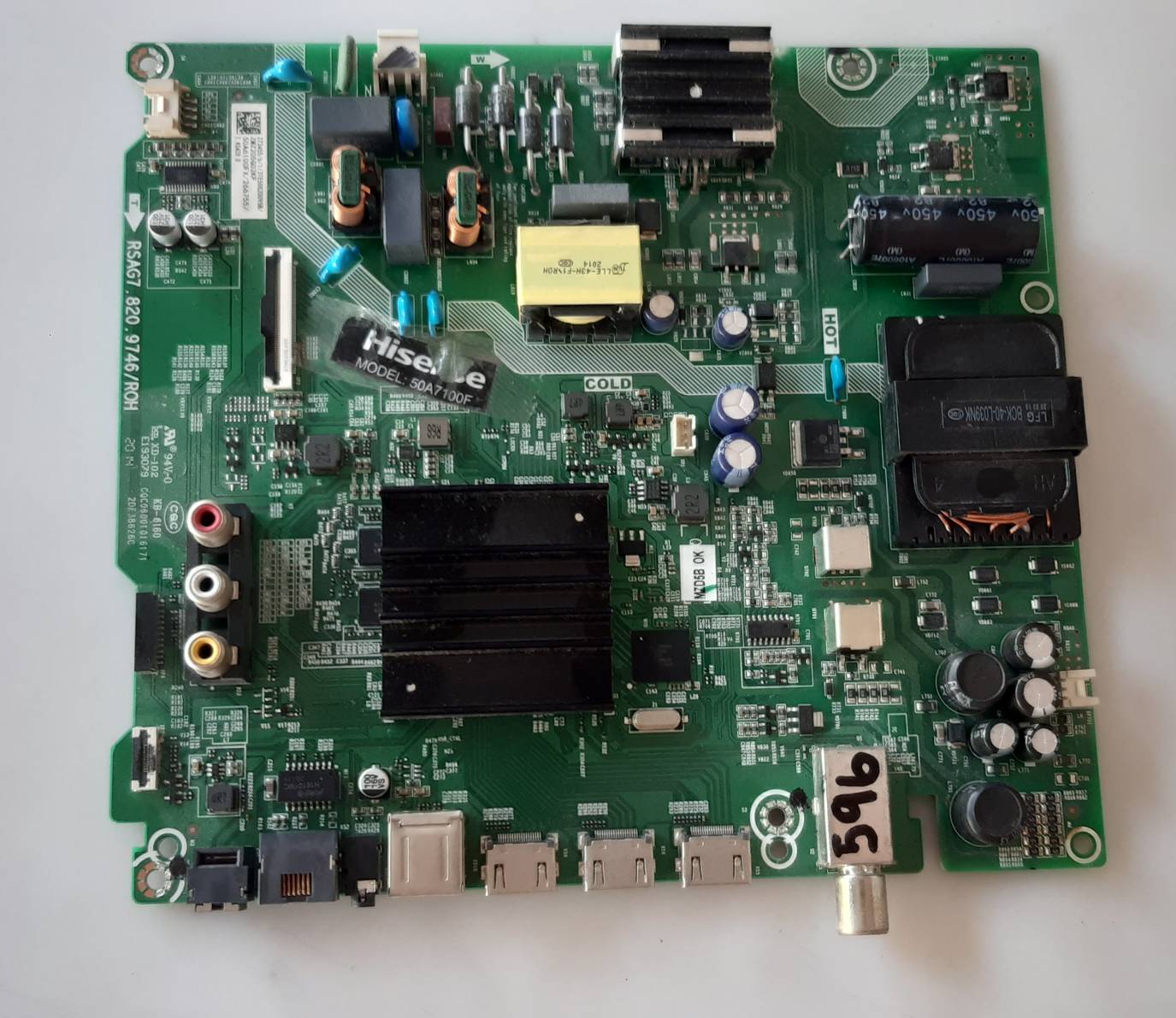 อันที่ 596 Hisense 50A7100F ซีสเตร็ม RSAG7.820.9746 ดีเทสแล้ว