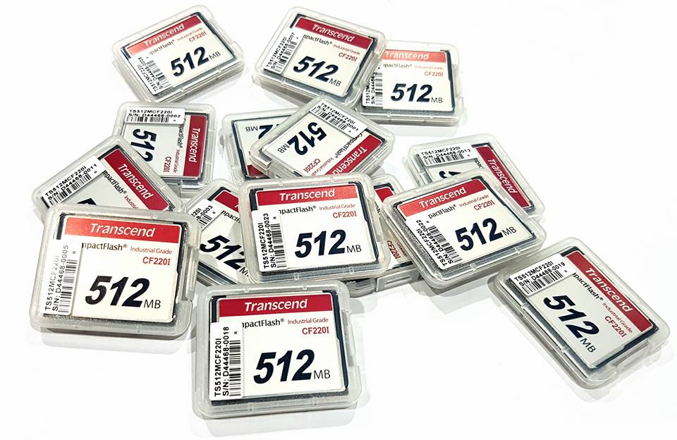 Transcend Cf Memory Card CompactFlash Industrial Grade 512MB