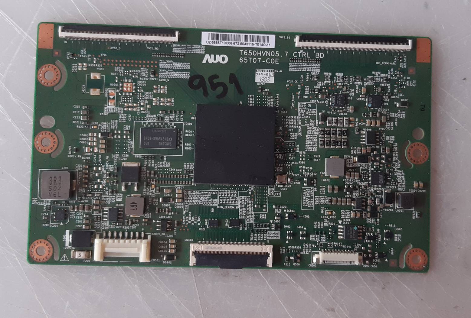 อันที่ 951 Samsung UA55J6200AK ทีคอน T650HVN05.7 65T07-C0E ดีเทสแล้ว