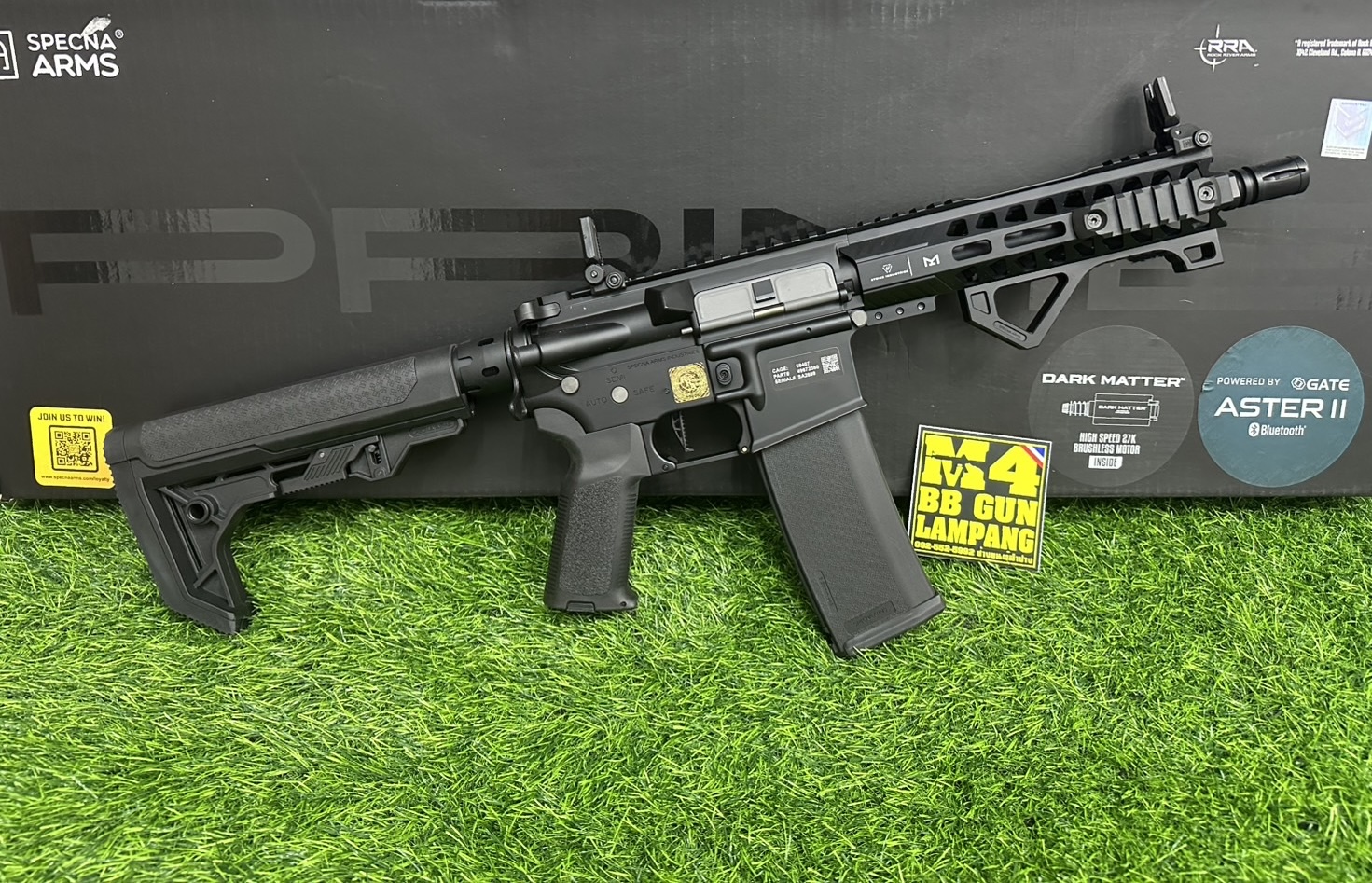 Specna Arms SA-P17 PRIME™ BLDC ASTER Black : M4 Custom