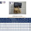 SLP-15-Serie Solenoid valve 2/2 size 1/2" ทองเหลือง แรงดันสูง 16 บาร์ ไฟ 12v 24v 110v 220v ใช้กับ ลม น้ำ น้ำมัน แก๊ส ส่งฟรีทั่วประเทศ