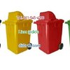 ถังขยะแยกประเภท พร้อมล้อเข็น 190 ลิตร ฝา 1 ช่องทิ้ง