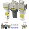 SAU2000-02 Size 1/4" Manaul Filter Regulator Lubricator 3 Unit pressure 0-10 bar ฟิลเตอร์ เร็กกูเลเตอร์ แบบ "ปรับมือ" กรอง ระบายน้ำ ลม ฝุ่น ส่งฟรีทั่วประเทศ
