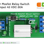 Power Mosfet Relay Switch Input 45 VDC 30A