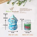 เคสยาดมพิมเสนน้ำสำลี ตราโป๊ยเซียน (กระปุก 8 CC.) งานเคส DIY โดย บาลีนัมป์แฮนด์เมด โมเดลรูปดาวสีฟ้ากับก้อนเมฆเรืองแสง ประดับเรซิ่น มุก โบว์ ดูเก๋และสวยงามมากค่ะ สามารถนำไปใช้งานเอง/ตั้งโชว์ตกแต่งบ้าน/เป็นของสะสม/เป็นของขวัญ ของฝาก ของชำร่วย งานแต่ง งานบวช ฟ้า (Blue)