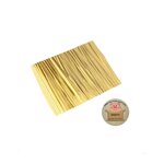 ลวดมัดปากถุง สีทอง 0.4x10 cm. 1,000 ชิ้น รหัสสินค้า 004671