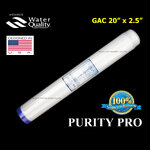 ไส้กรองน้ำ GAC Carbon 20 นิ้ว x 2.5 นิ้ว Purity Pro