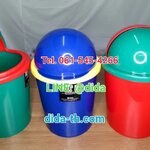 ถังขยะทรงกลม ฝาโดม 12 ลิตร