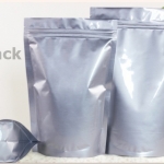 ซองซิปล็อคสีบรอน์เงินขยายก้น 100ชิ้น