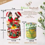 เคสยาดม Xmas DIY โมเดลคู่รัก ยาดมสมุนไพรตราหงส์ไทย (กระปุกสีเขียว 40g.) งานเคส DIY โดย บาลีนัมป์แฮนด์เมด เป็นงานเรซิ่นแท้100% เป็นยาดม/ตั้งโชว์ตกแต่งบ้าน/เป็นของสะสม ของขวัญ ของฝาก ของชำร่วย แดง,เขียว,น้ำตาล (Red,Green,Brown)