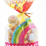 ถุงพลาสติกD.I.Y ผูกลวดลายสายรุ้งแบบตั้งได้ (คลิกเลือกขนาด)