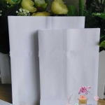 ถุงกระดาษขาวขยายข้าง ขนาด11x17+1.5 cm แพ็ค 100 ชิ้น