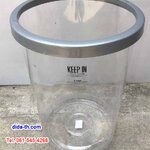 ถังขยะพลาสติกใส ทรงกลม 45 ลิตร