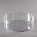 กล่องใส่สบู่วงรีพลาสติก 6x8+2 cm. บรรจุได้ 100 กรัม (แพ็คละ 10 ชิ้น) รหัสสินค้า 008053