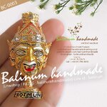 เข็มกลัดรูปหนุมาน งานลงยา ประดับเพชร สะท้อนเล่นไฟระยิบระยับ สวยงามมากค่ะ ทอง (Gold)