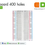 บอร์ดทดลอง Breadboard 400 holes