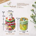 เคสยาดม DIY โมเดล 12 ปีนักษัตรปีฉลู(ปีวัว) ยาดมสมุนไพรตราหงส์ไทย (กระปุกสีเขียว 40g.) งานเคส DIY โดย บาลีนัมป์แฮนด์เมด ลงสีมงคลตามปีเกิด 12 นักษัตรช่วยเสริมดวงให้ราบรื่น เป็นงานเรซิ่นแท้100% เป็นยาดม/ตั้งโชว์ตกแต่งบ้าน/เป็นของสะสม ของขวัญ ของฝาก ของชำร่วย ขาว,แดง (White,Red)