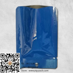 ซองฟอยล์เนื้อเงาสีน้ำเงินมีรูแขวน 10x14 cm. แพ็ค100ชิ้น :004665