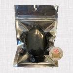 ซองซิปล็อคหน้าใสหลังพื้นสีฟอยล์เงินแบบมีรูแขวน ขนาด 8.7x11 cm.100 ชิ้น รหัสสินค้า : 005886