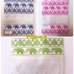 ถุงซองซิปล็อคลายช้าง มีช่องโชว์สินค้าแบบตั้งได้ (แพ็ค100ชิ้น)