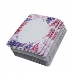 ซองฟอยล์ลายดอกไม้ชมพู-ม่วง