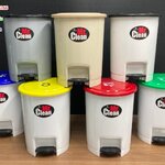 ถังขยะเท้าเหยียบ ทรงกลม 12 ลิตร