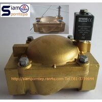 P-VE7322BGN00-220V Parker Solenoid valve 2/2 size 2" ทองเหลือง แบบเปิด NO Pressure 0-10 bar 1.5-150 psi ไฟ 220V ส่งฟรีทั่วประเทศ