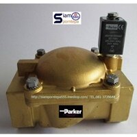P-VE7322BFN00-110V Parker Solenoid valve 2/2 size 1-1/2" ทองเหลือง แบบเปิด NO Pressure 0-10 bar 1.5-150 psi ไฟ 110V ส่งฟรีทั่วประเทศ
