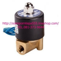 UD-08-220V Solenoid valve 2/2 Size 1/4" ไฟ 220V Pressure 0-10 bar แบบ NC ใช้กับ น้ำ ลม น้ำมัน ทนทานราคาถูก ส่งฟรีทั่วประเทศ