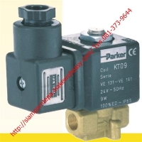 P-VE151HV-1/4" "Parker" Solenoid valve 2/2 size 1/4" Pressure 0-12 Bar แบบ NC สำหรับ Water น้ำ/Air ลม/Oil น้ำมัน ไฟ 12v 24v 110v 220v ส่งฟรีทั่วประเทศ