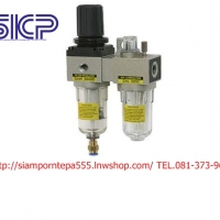 EC2010-02 Size 1/4" "Manaul" Filter Regulator 2 Unit ฟิลเตอร์ เร็กกูเลเตอร์ แบบ "ปรับมือ" ระบายน้ำ ลม ฝุ่น แบบอัตโนมัติ ส่งฟรีทั่วประเทศ