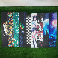 [0303][พร้อมส่ง]สติ๊กเกอร์กระดาษทราย 122x26 cm ลายชัด Graphic Grip Tape