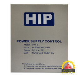 Power Supply 12Vdc 2A. ยี่ห้อ HIP รุ่น 901-2