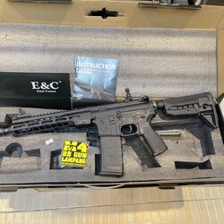 E&C 646 S2 : M4 URGI MK14 สีดำ 9.5นิ้ว บอดี้โลหะ JR.Custom Gen 2 (QD 1.0)