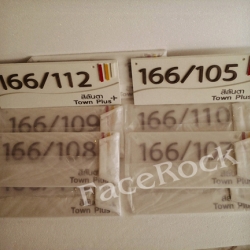 ป้ายบ้านเลขที่หินทราย สิลันตาทาวน์พลัส