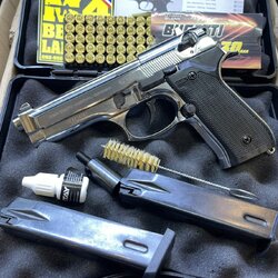 RETAY บาเรทต้า MOD 92 เงินเงา ด้าม ดำ