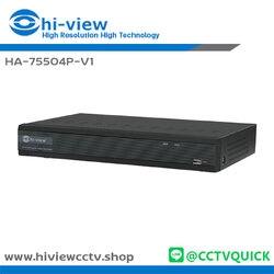 เครื่องบันทึก HIVIEW DVR รุ่น HA-75504P-V1 จำนวน 4 ช่อง