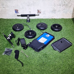 0400 ชุด DIY สเก็ตบอร์ดไฟฟ้า Maxfind 2มอเตอร์ ล้อ 6นิ้ว ทรัค ดับเบิลคิงพิน ถอดแบตได้ (รับประกัน6เดือน)