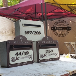 จัดส่งตู้รับจดหมายสวยๆ แนววินเทจ ลูกค้าปลีก3ใบ