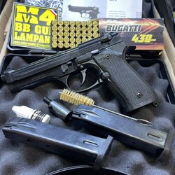 RETAY บาเรทต้า MOD 92 ดำ ด้าม ดำ