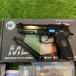 WE - M9A1 Beretta (Full Auto) - สีดำ