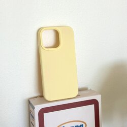  Silicone premium Case v.2 (pastel yellow colors) 