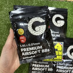 ลูกกระสุน Goldenball 0.20 ลูกขาว 6mm (1,000 นัด)