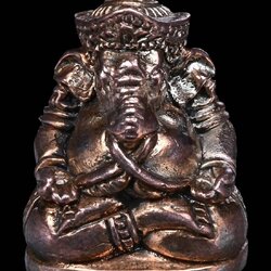 พระพิฆเนศมหาปรารถนา เนื้อ : นวะโลหะ