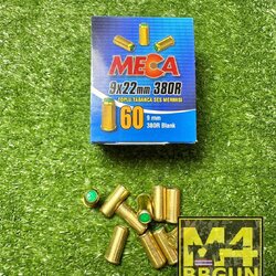 ลูกแบลงค์กัน MECA 9mm. 380R 1กล่อง/60นัด