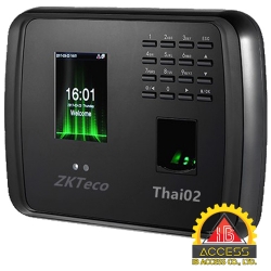 เครื่องสแกนใบหน้า ยี่ห้อ ZKTeco รุ่น Thai02 รองรับระบบ Access Control